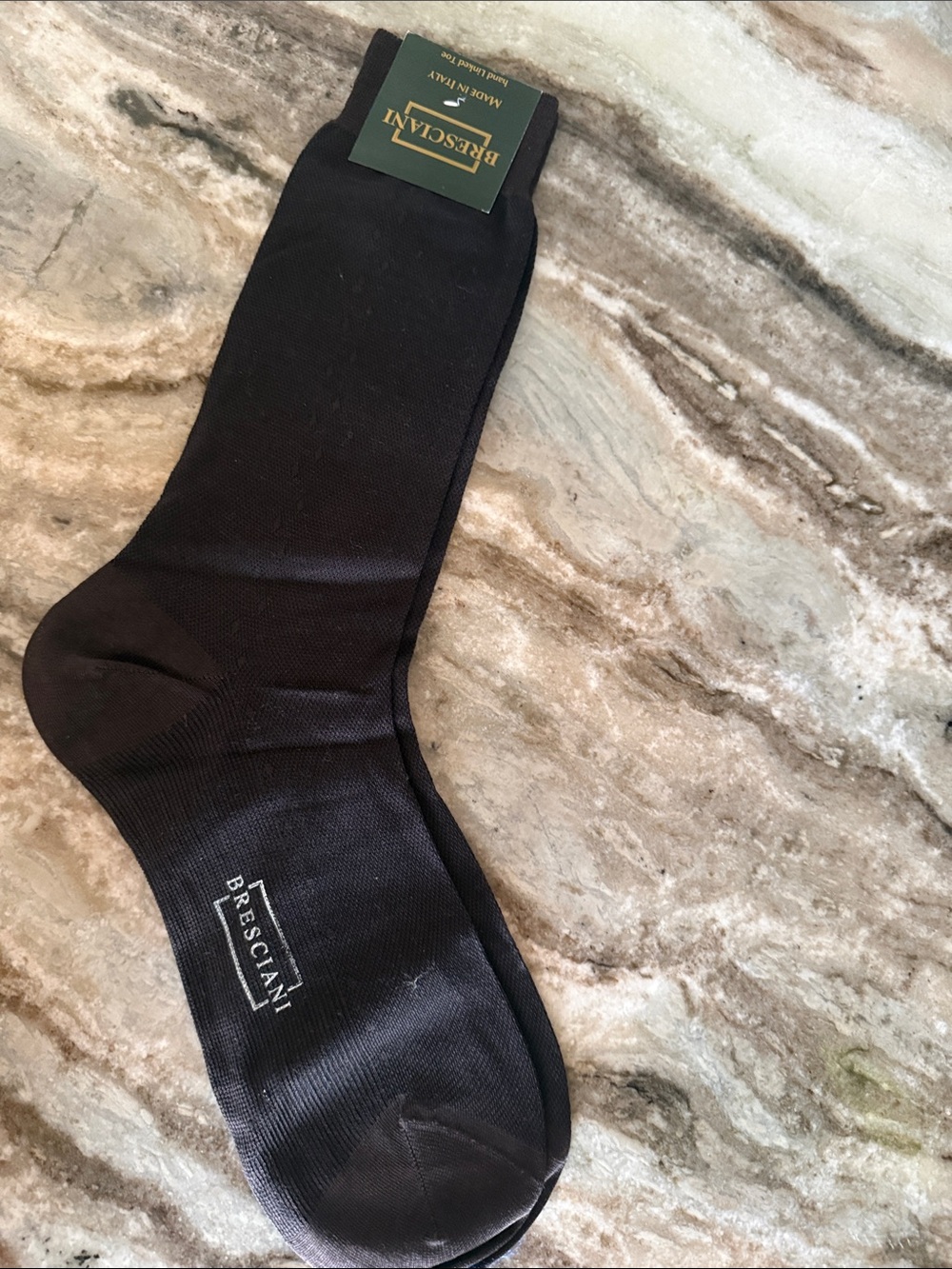 Men's Brown Dress Socks